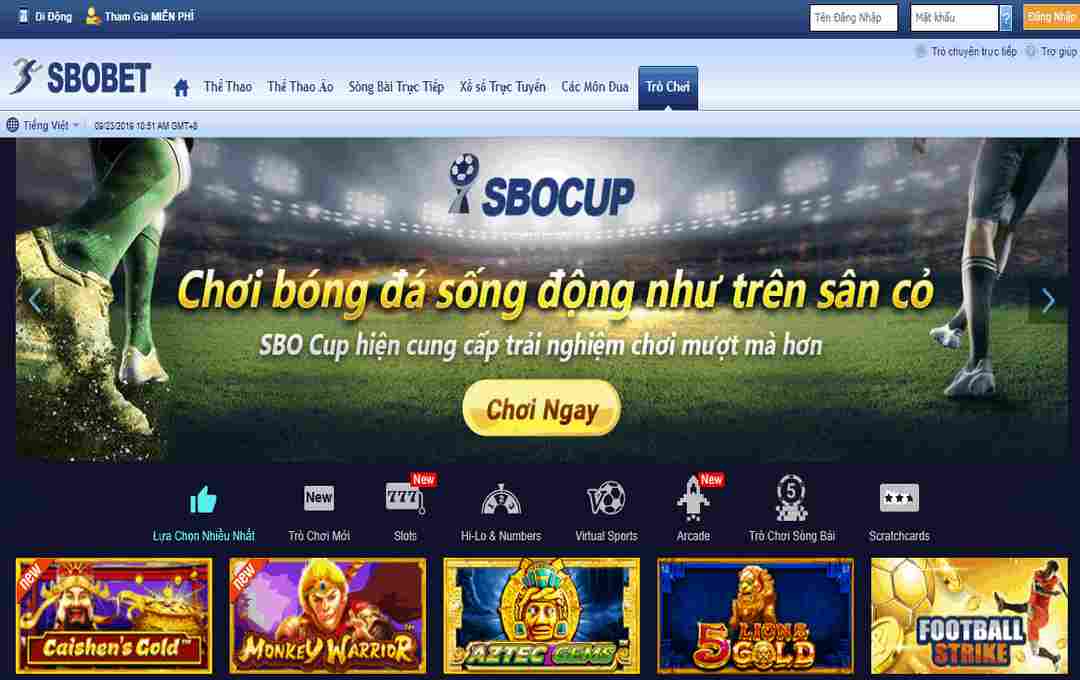 Nhà cá online Sbobet nổi tiếng vì lý do gì?