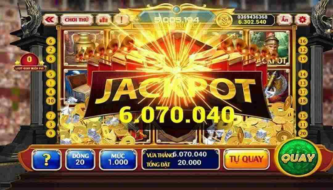Jackpot là trò chơi nổi bật nhất của Ameba