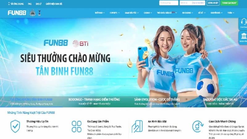 Đăng ký tài khoản tại nhà cái Fun88 và trải nghiệm ngay hôm nay